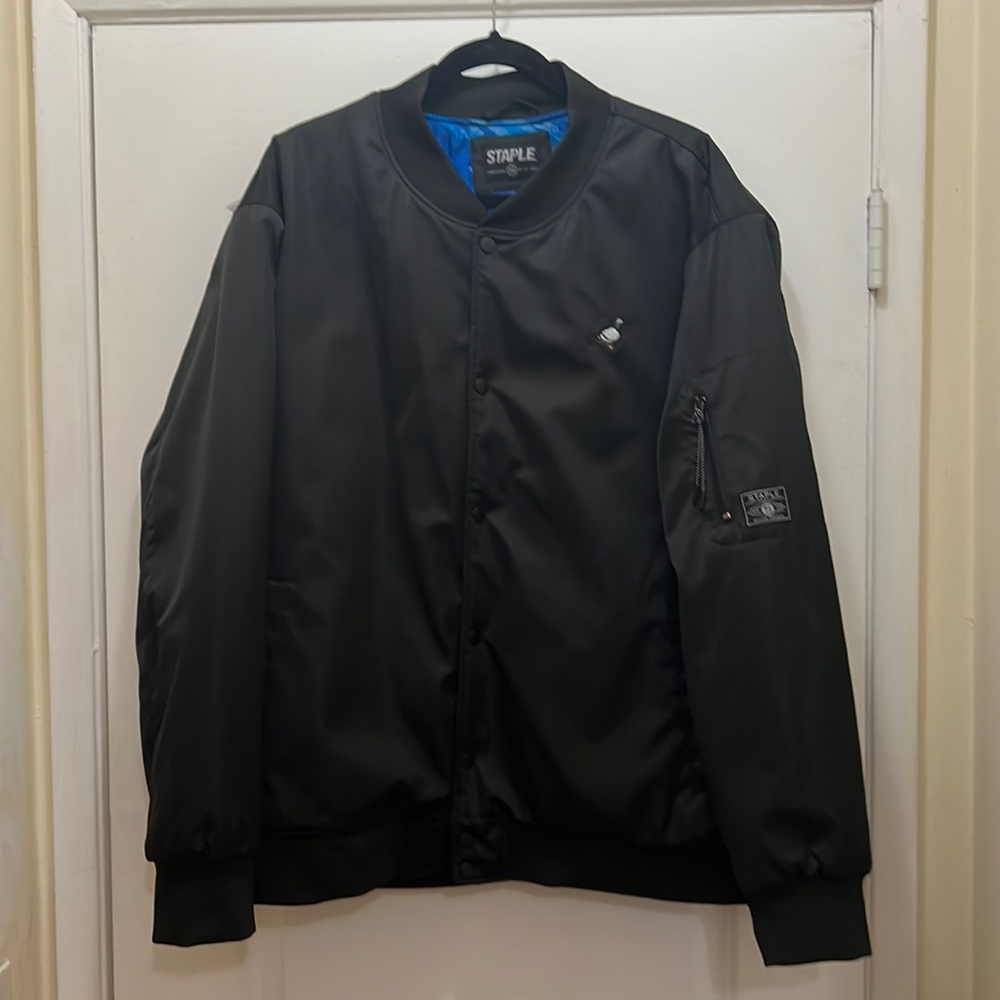 Staple Bomber jacket Black soft shell